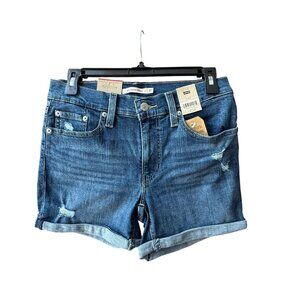 NWT Women's‎ Levi Mid-Length Jean Shorts